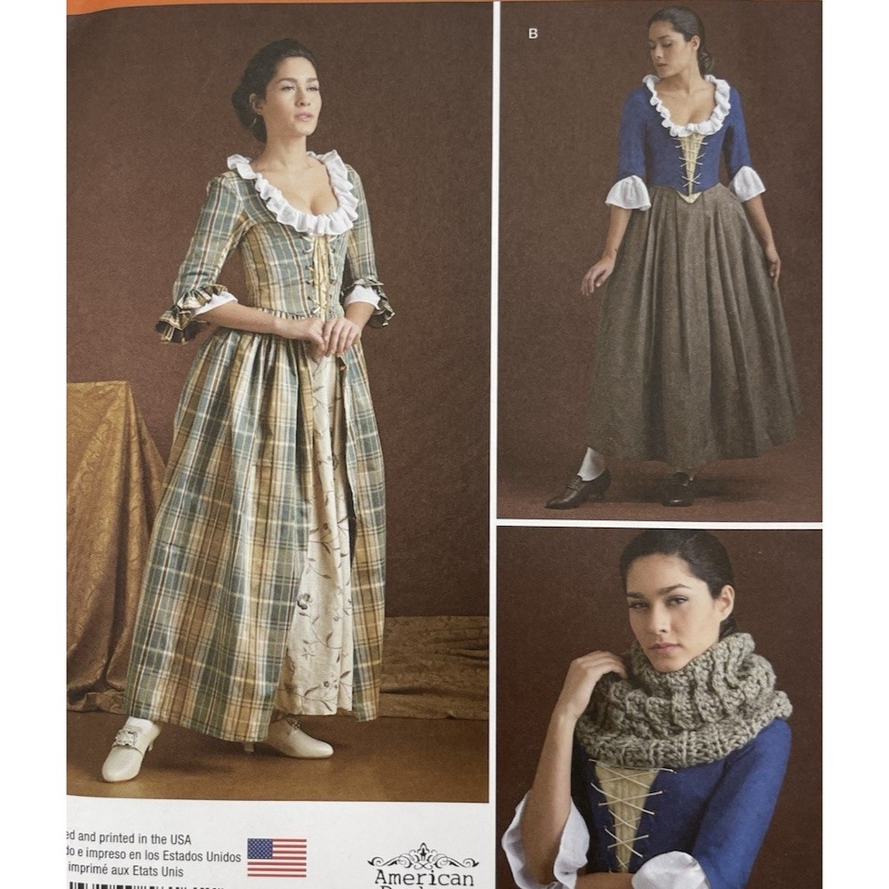 ⚜️Simplicity #8161 18th Century‎ Costume  Sz 6-14  FF New